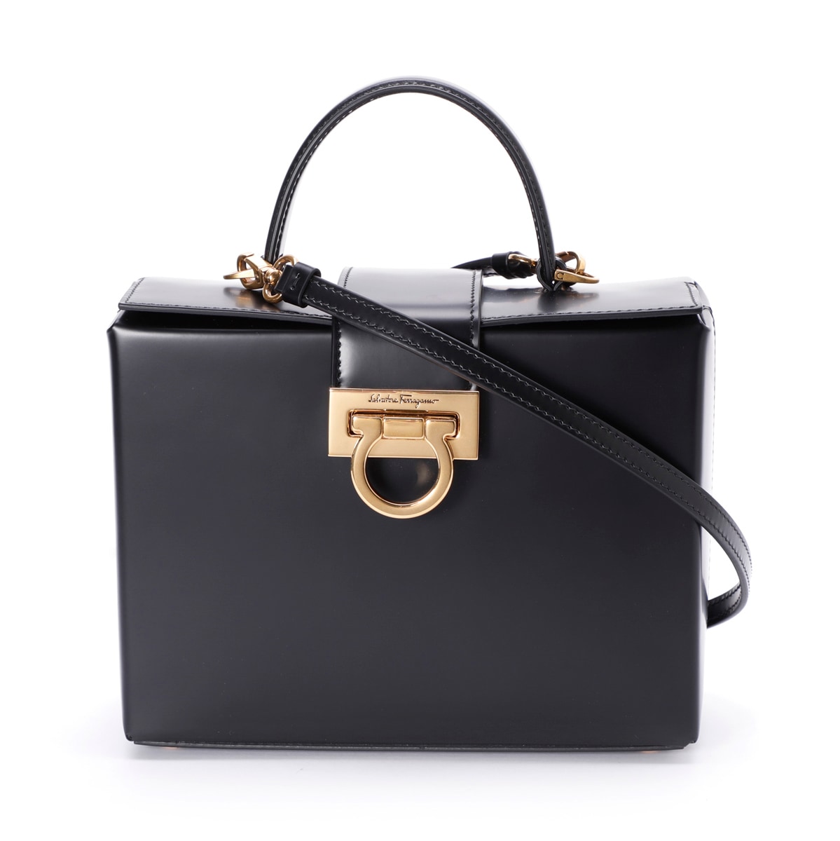 SALE★ Salvatore Ferragamo TRIFOLIO トップハンドルバッグ FERRAGAMO (Salvatore Ferragamo) フェラガモ ハンドバッグ 2WAY