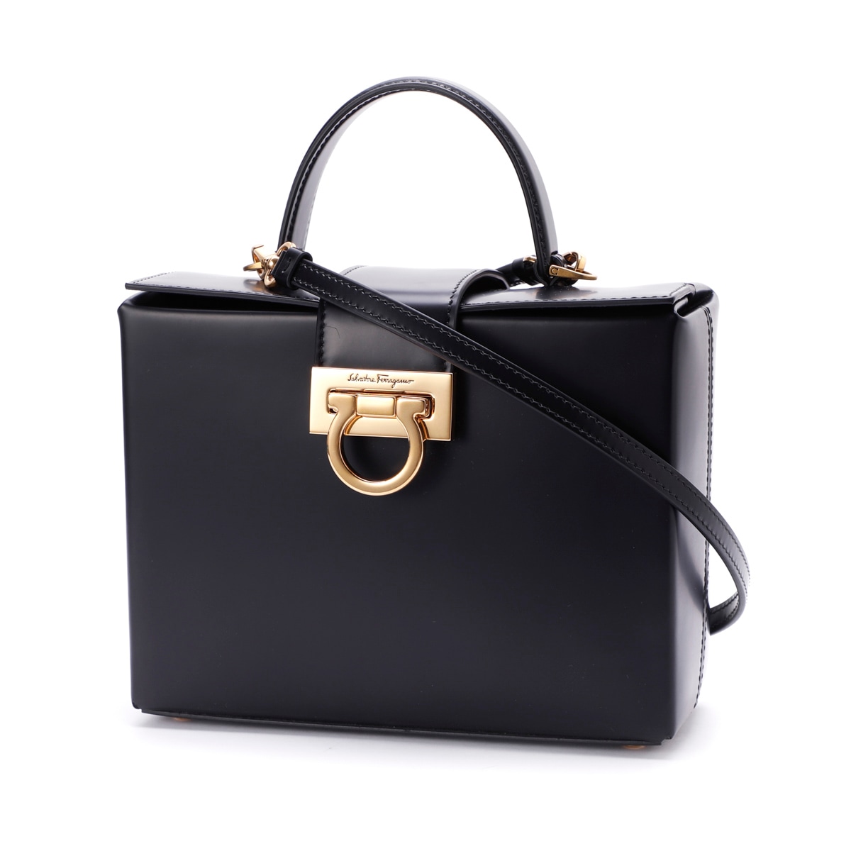 FERRAGAMO (Salvatore Ferragamo) フェラガモ ハンドバッグ 2WAY/TRIFOLIO BOX BAG レディース