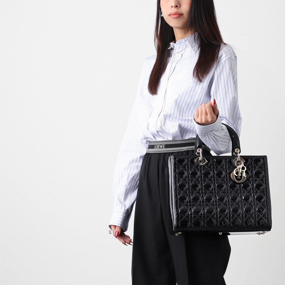 【アウトレット】【ラスト1点】DIOR ディオール ハンドバッグ 2WAY/LADY DIOR LARGE レディース