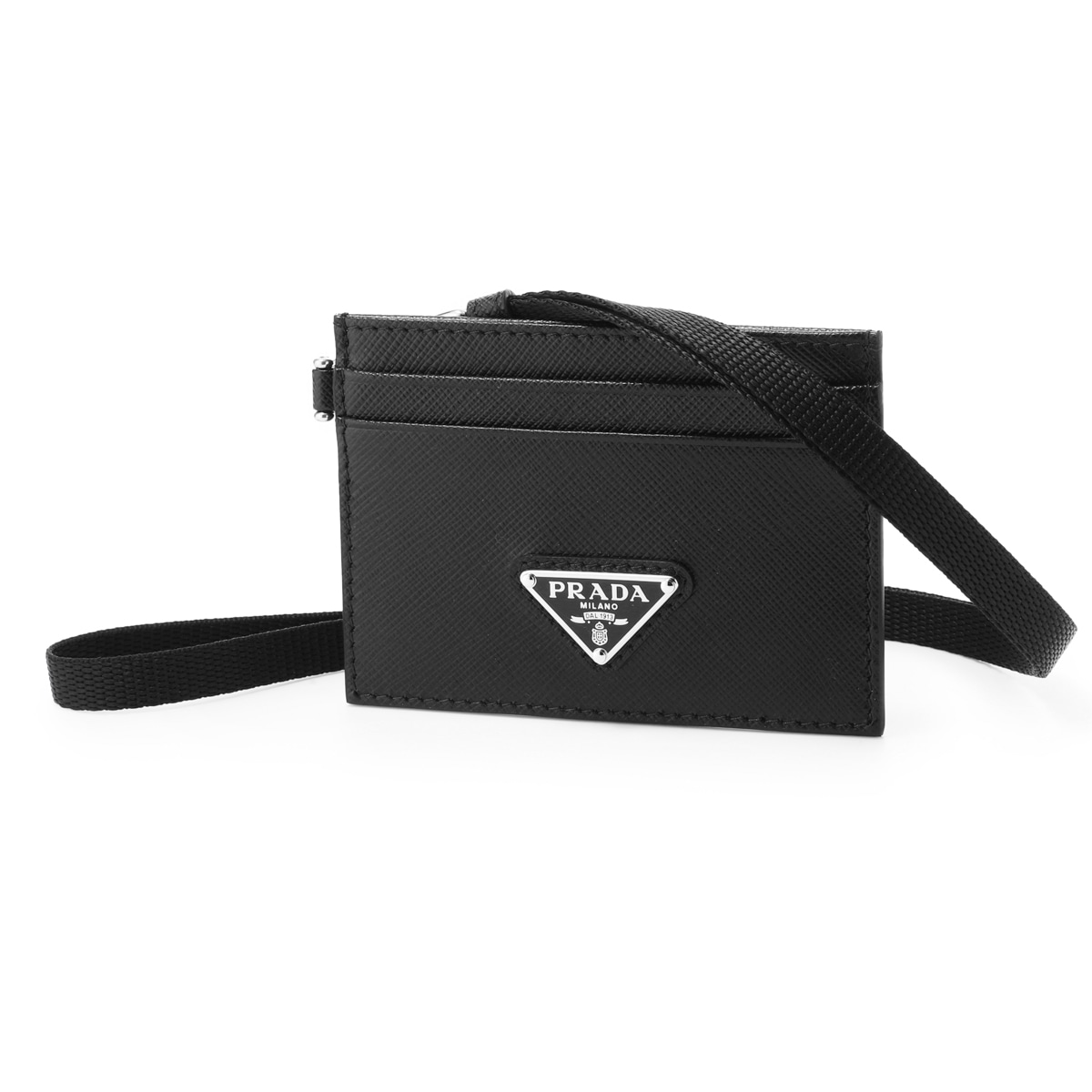 アウトレット】PRADA プラダ カードケース/SAFFIANO TRIANGOLO メンズ
