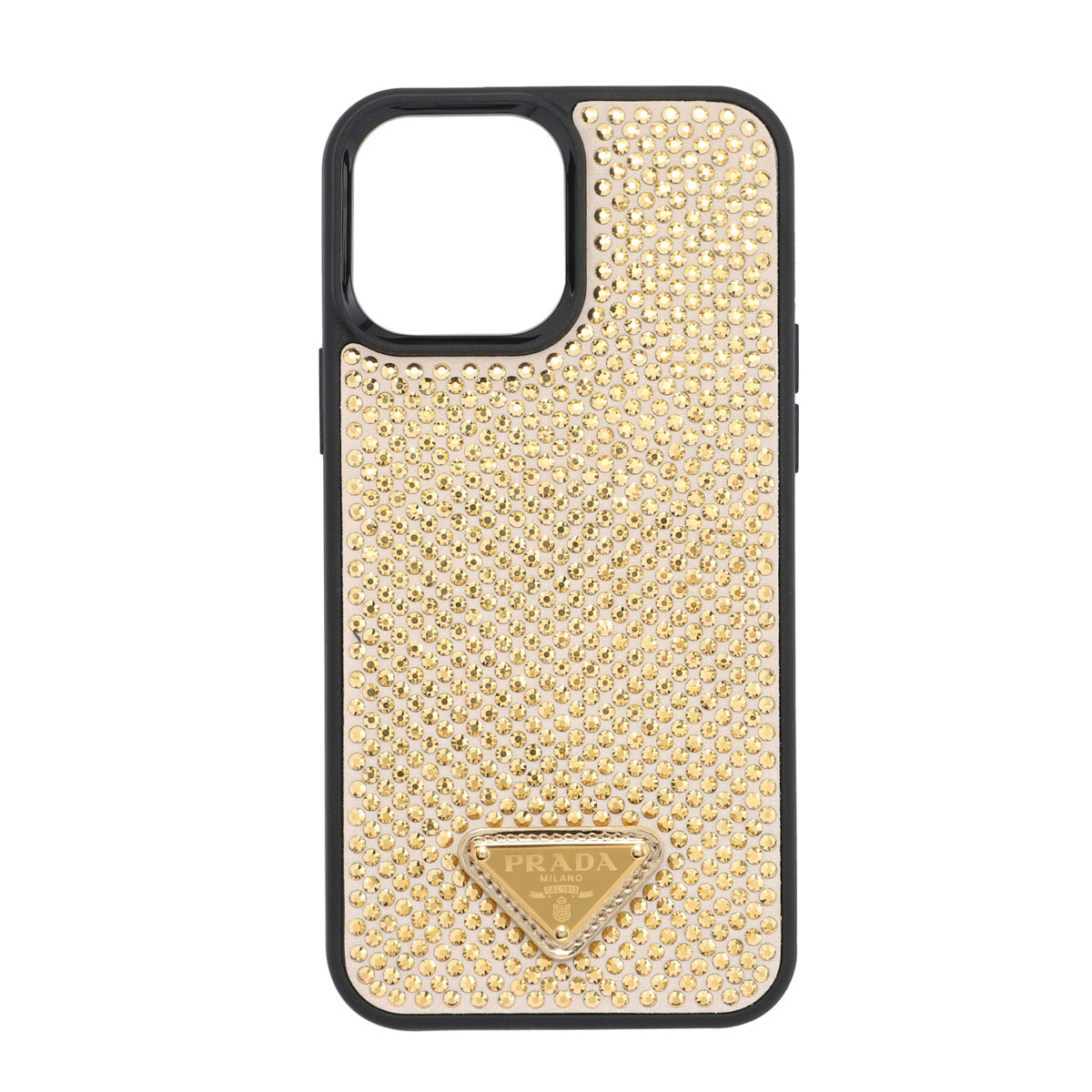 ロゴが目立つ！◆PRADA◆ブラックレザー iPhone 13 mini ロゴが目立つ！◇PRADA◇ブラックレザー iPhone 13 mini