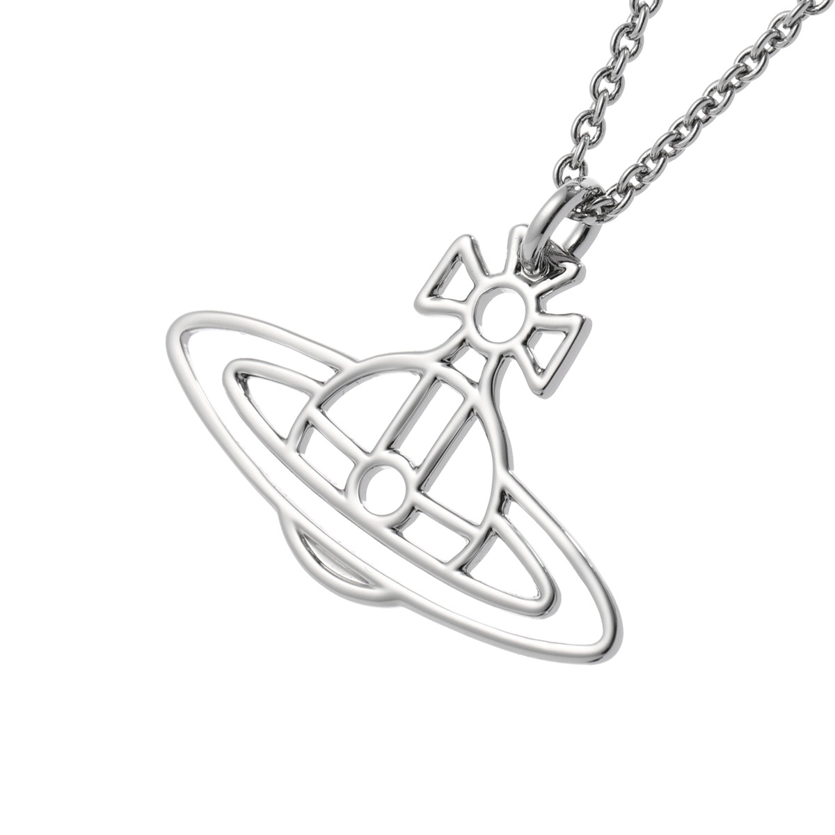 Vivienne Westwood ヴィヴィアンウエストウッド ネックレス/THIN LINES FLAT ORB PENDANT レディース