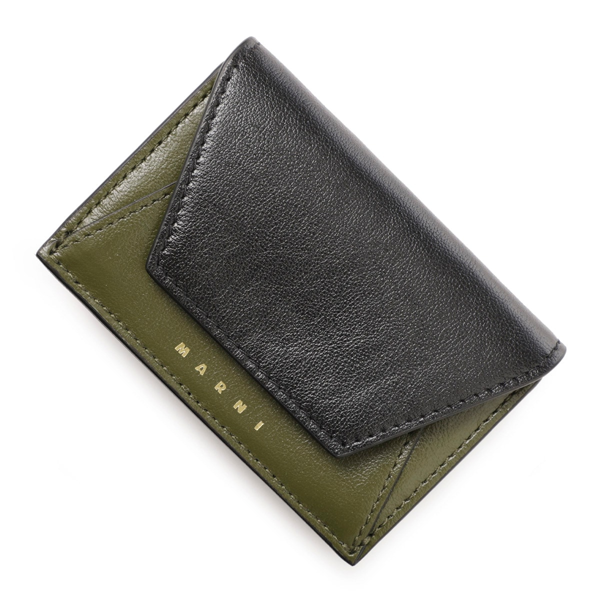 【アウトレット】MARNI マルニ 3つ折り財布 小銭入れ付き/コンパクトウォレット レディース