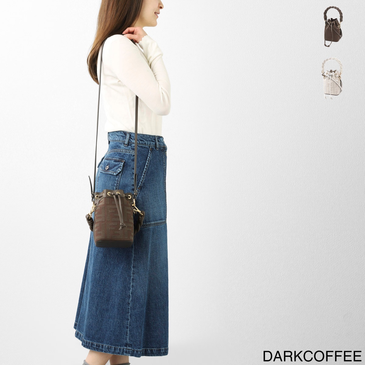 FENDI フェンディ ハンドバッグ 2WAY/ショルダーバッグ/MON TRESOR モントレゾール レディース