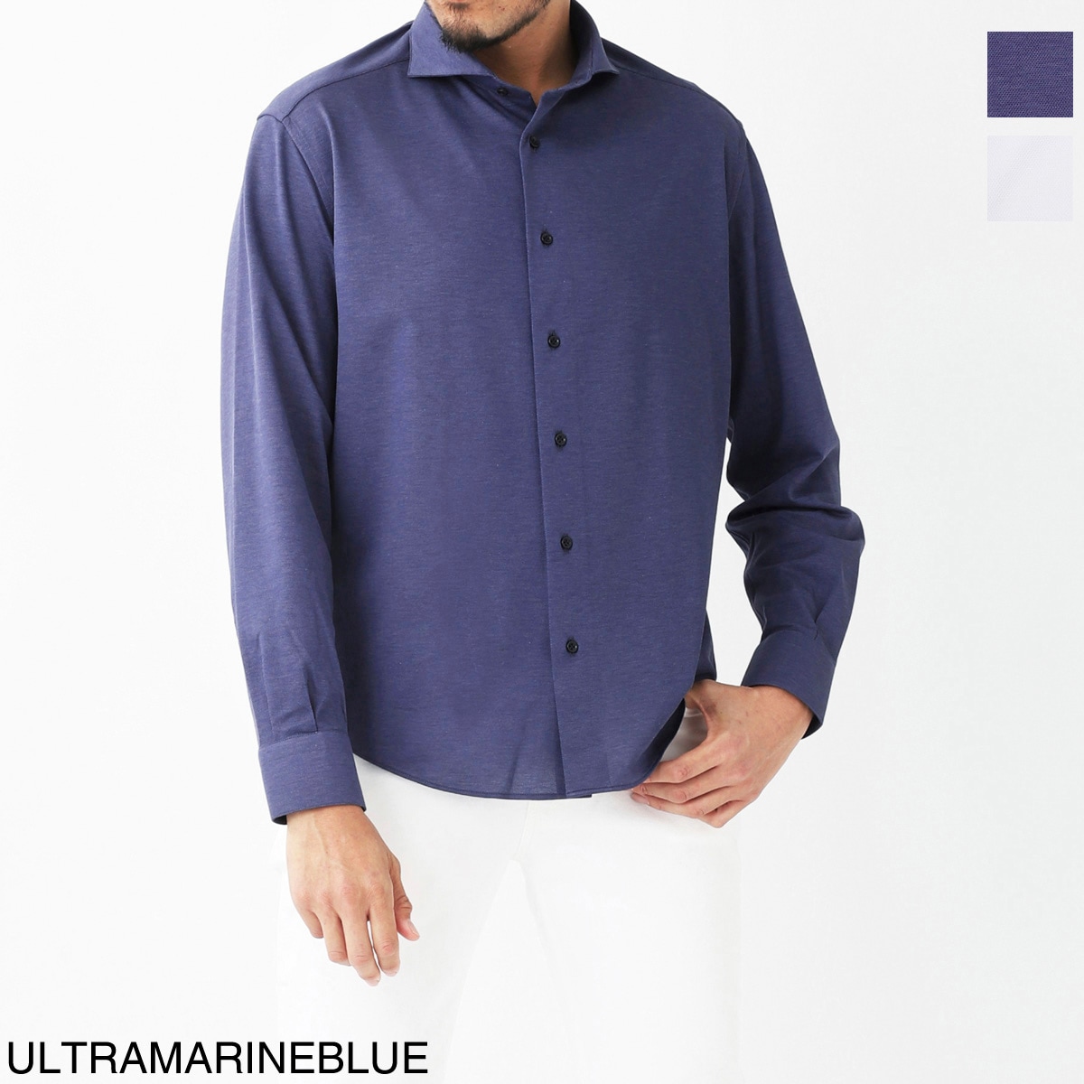 [あす着] ガッリア GALLIA ホリゾンタルカラー ストレッチコットンシャツ メンズ GALLIA ガッリア ホリゾンタルカラー ストレッチコットンシャツ メンズ