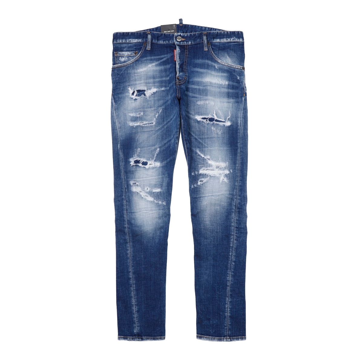 DSQUARED2 ディースクエアード ボタンフライジーンズ/MEDIUM SLASH WASH SEXY TWIST JEANS メンズ