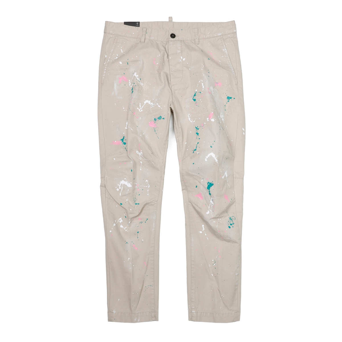 【アウトレット】DSQUARED2 ディースクエアード ボタンフライパンツ/チノパンツ/PINKY SPLASH CHINO PANTS メンズ