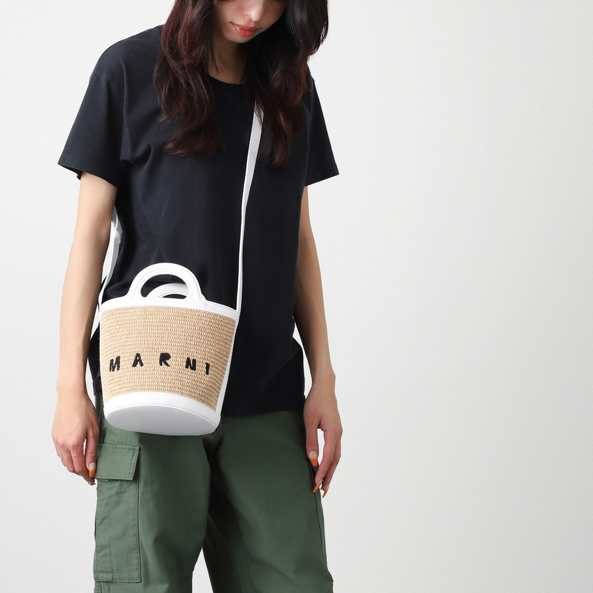 MARNI マルニ ハンドバッグ 2WAY/バケットバッグ/TROPICALIA SMALL BUCKET BAG レディース