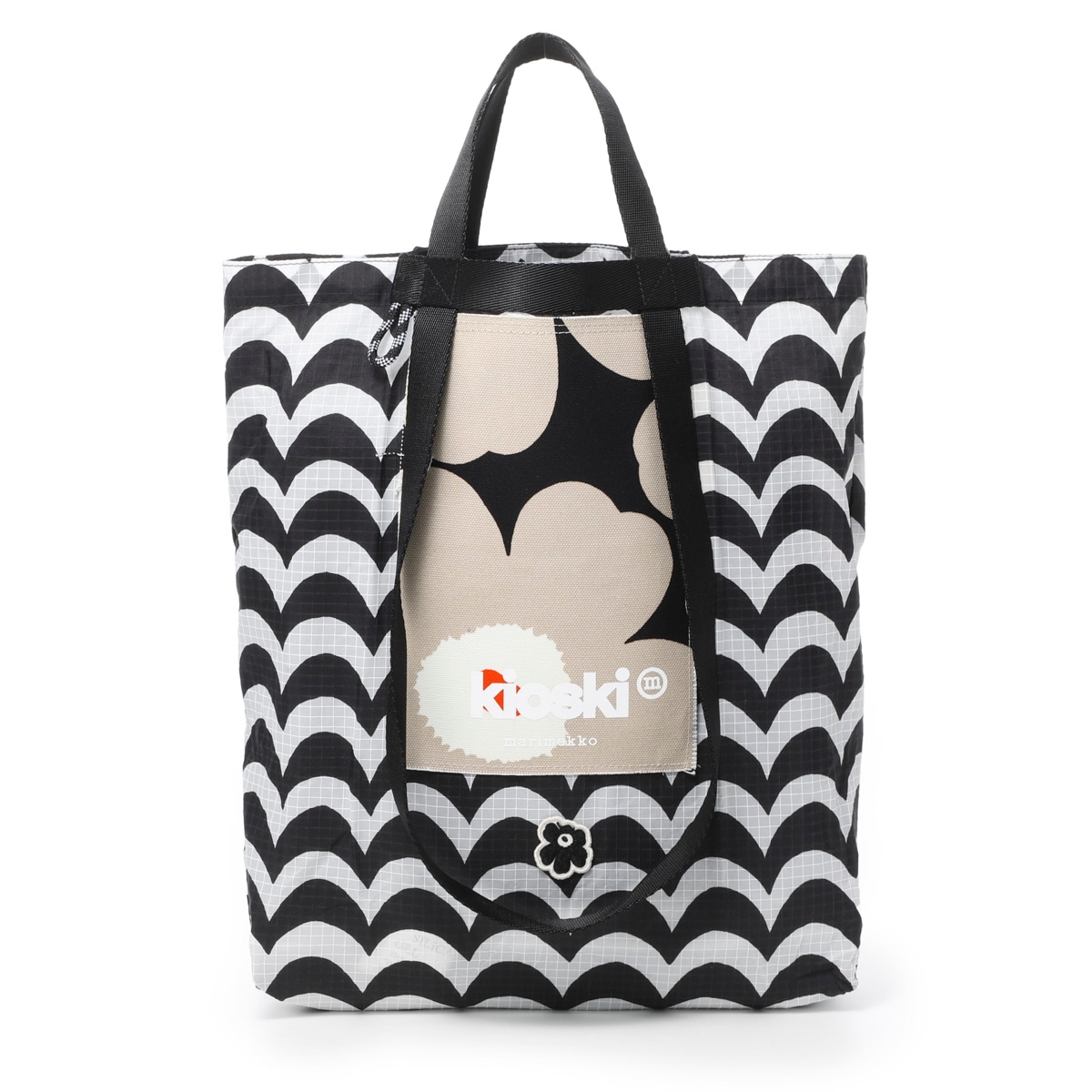 【23SS】marimekko マリメッコ/ Funny Tote Laine トートバッグ marimekko（マリメッコ）の「【kioski】Laine / Funny Tote bag