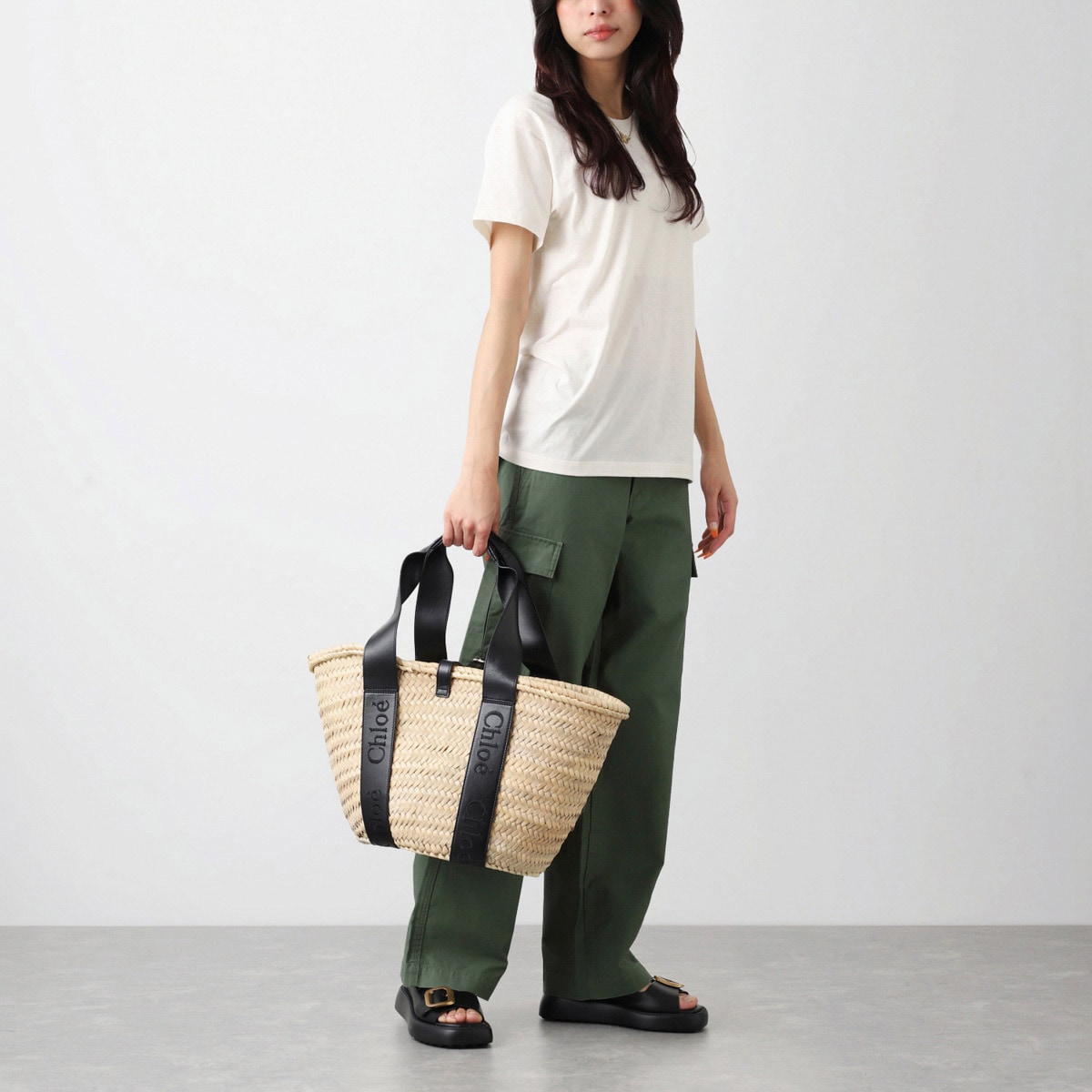 Chloe ハンドバッグ s303j66 Chloe クロエ ハンドバッグ/カゴバッグ/CHLOE SENSE レディース