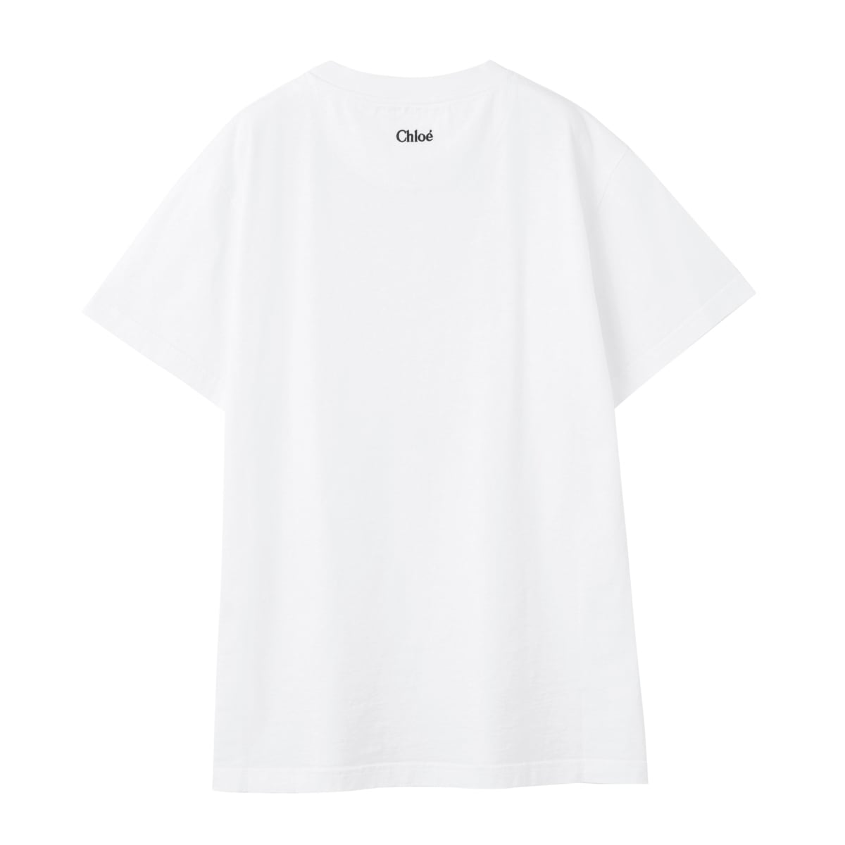 Chloe☆クロエ ロゴディテール クルーネック Tシャツ♪送料込 Chloé ロゴ Tシャツ の青色 CHC25SB20489K859 | Chloé JP