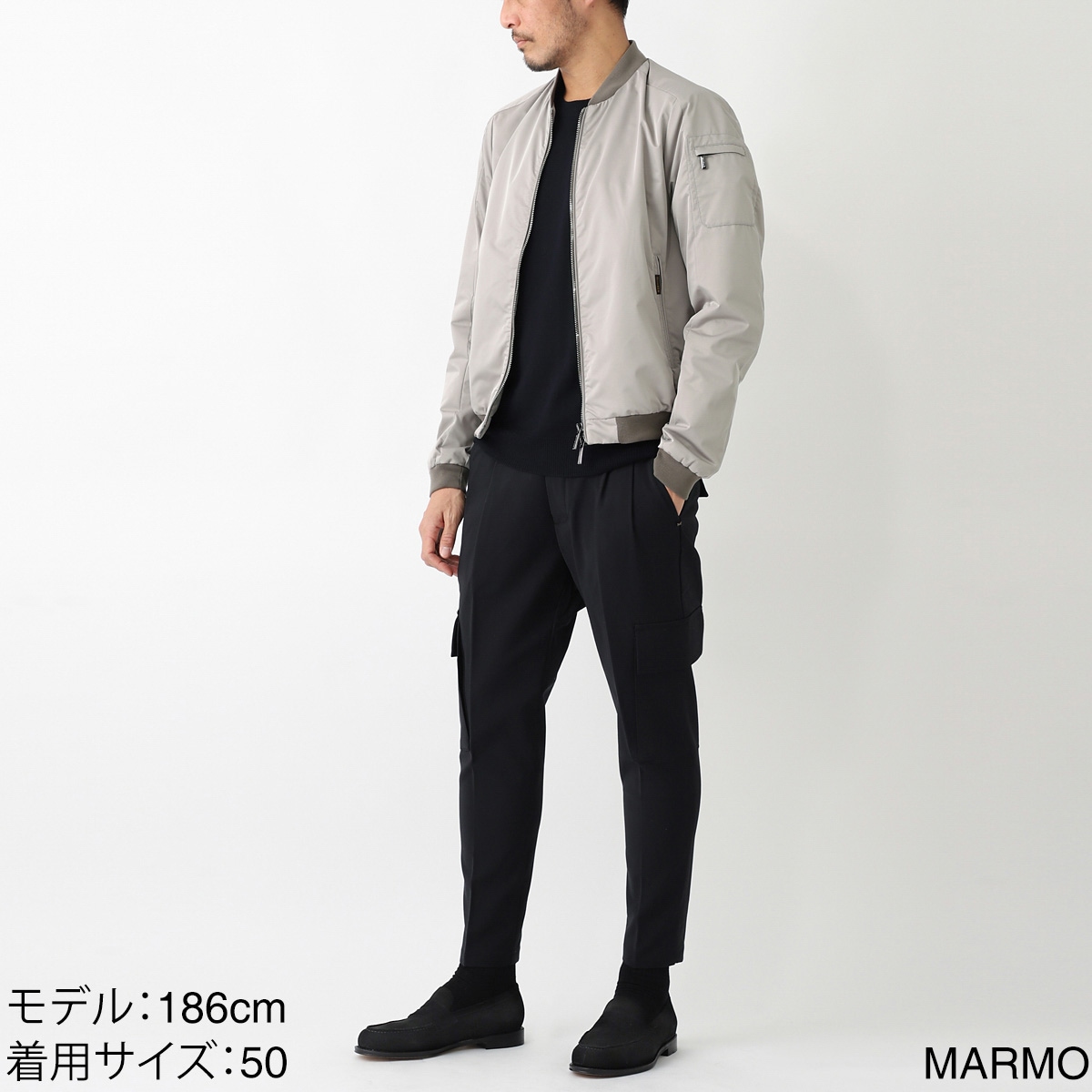 MOORER ムーレー ボンバージャケット/CORELLI-WK1 コレッリ【大きい