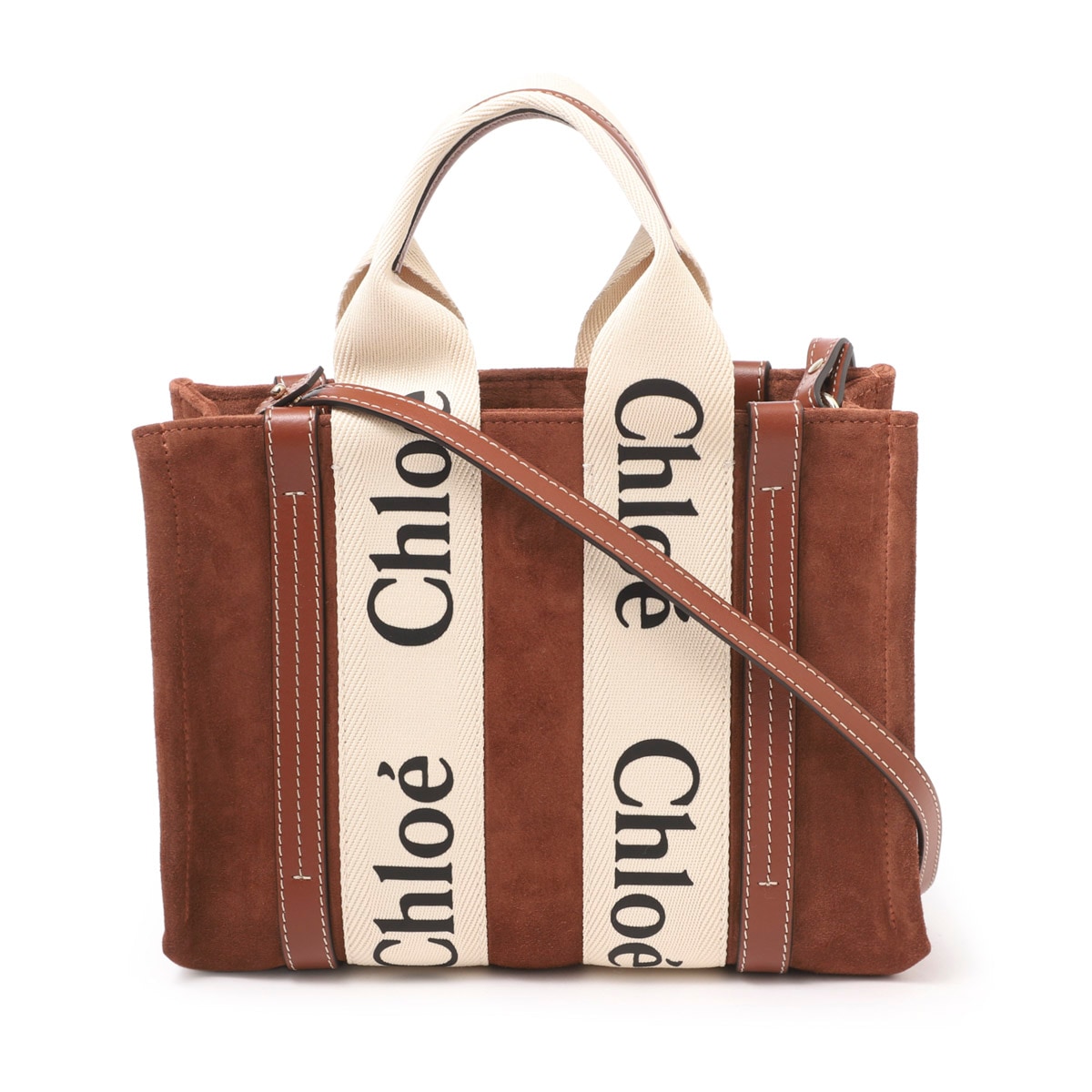 ★Chloe★ツーウェイソフトショルダーバッグ Chloe クロエ トートバッグ 2WAY/ショルダーバッグ/WOODY SMALL
