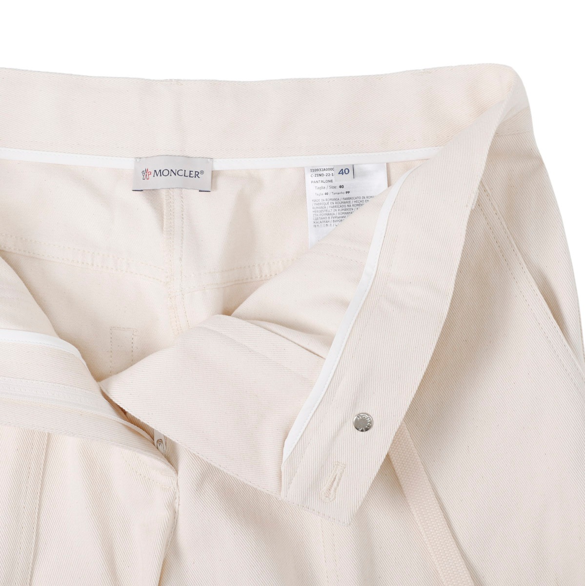 【アウトレット】58182 MONCLER モンクレール ジップフライジーンズ レディース