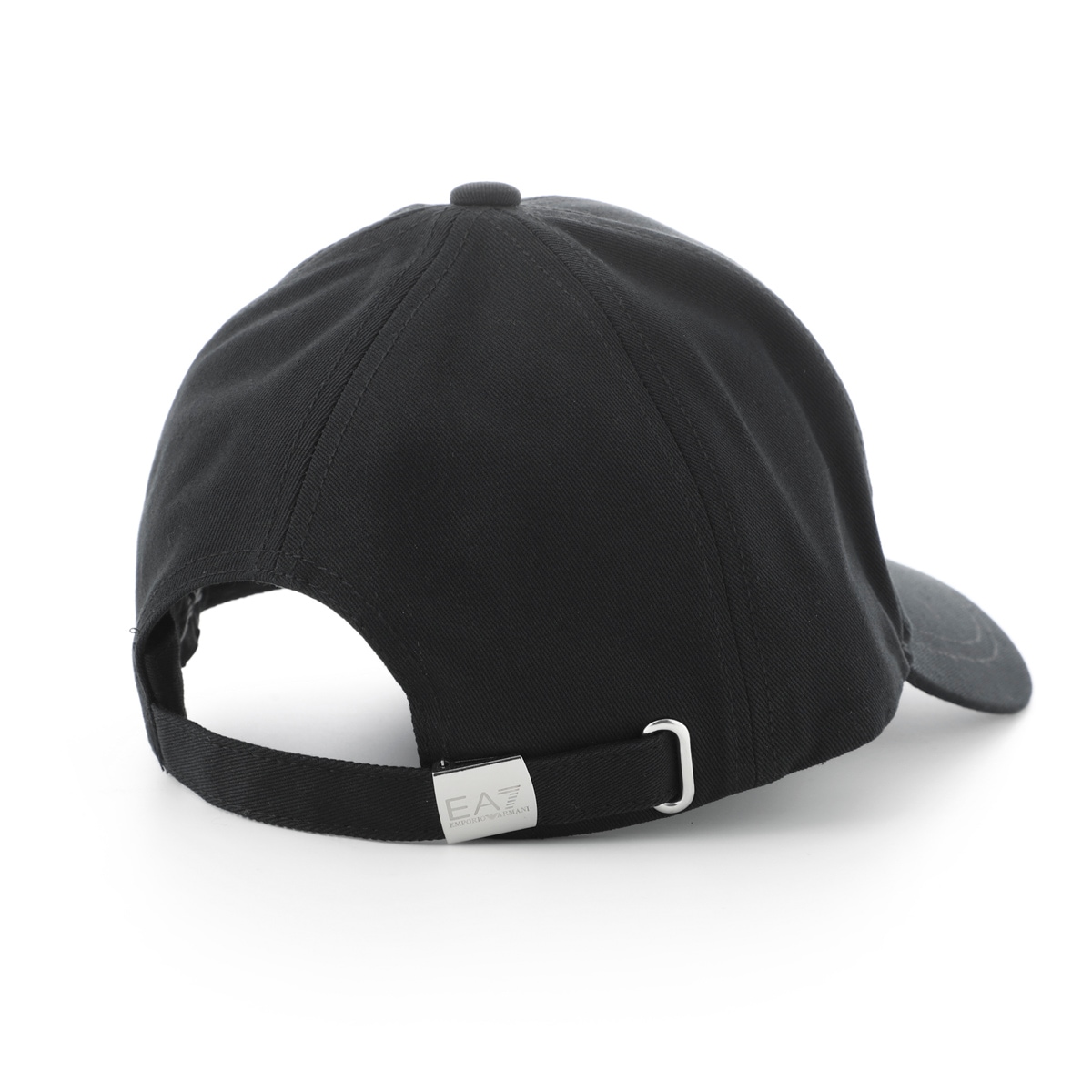 EA7 Emporio Armani ブラックベースボールキャップ イーエーセブン EA7 エンポリオ アルマーニ EMPORIO ARMANI 帽子