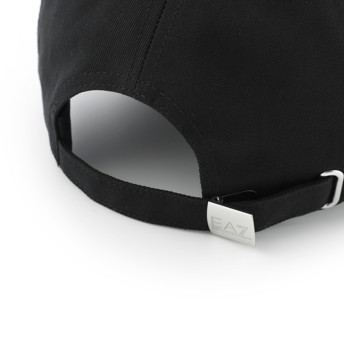 EA7 Emporio Armani ブラックベースボールキャップ EA7 キャップ 帽子 「オンライン限定」「エンポリオ アルマーニ EA7