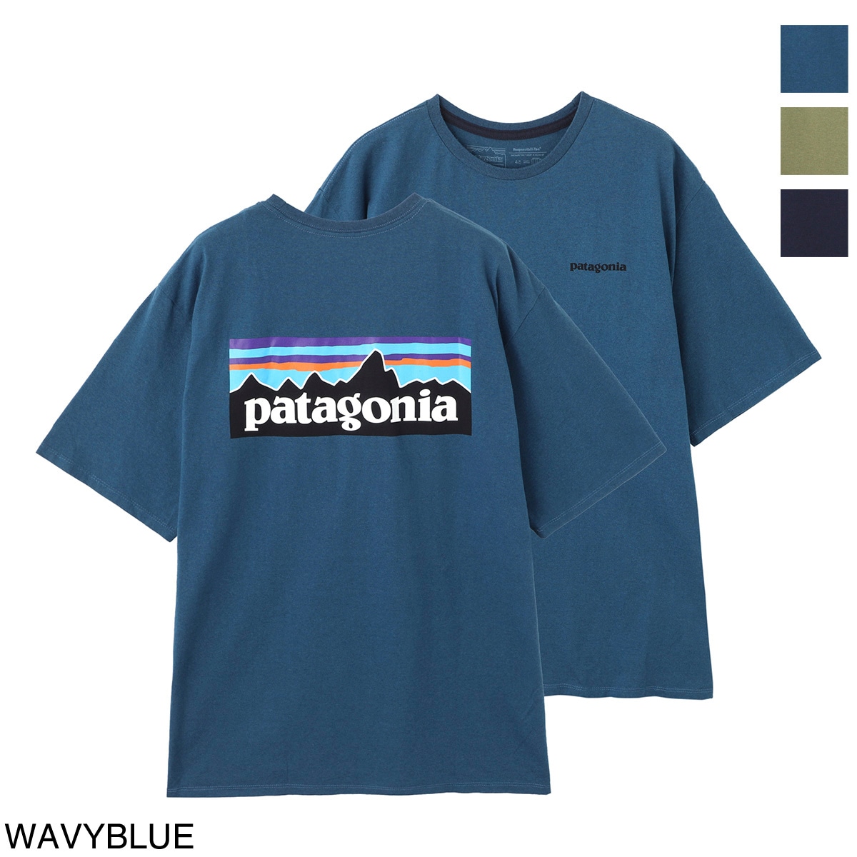 patagonia パタゴニア クルーネック半袖Tシャツ/P-6 Logo Responsibili