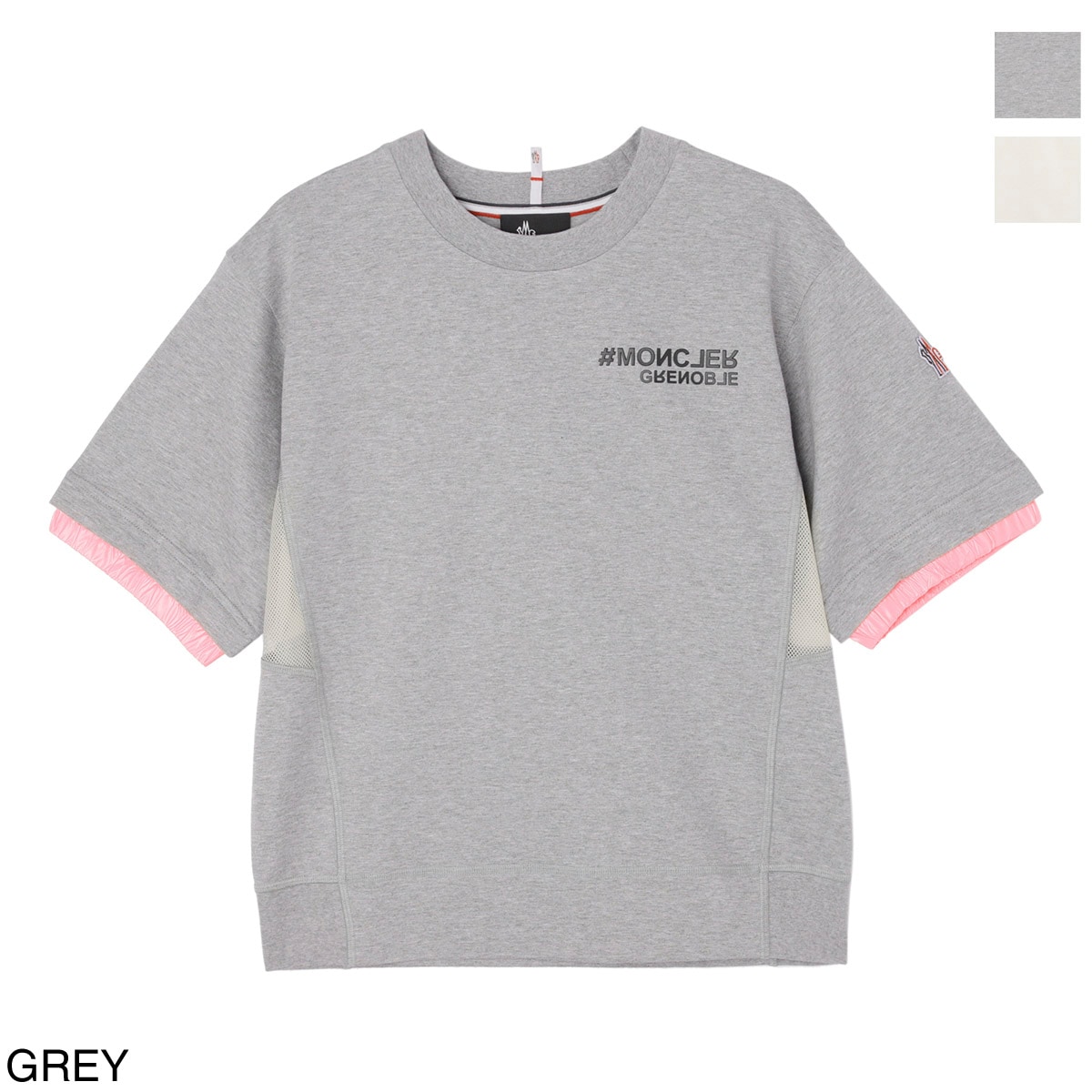 MONCLER GRENOBLE モンクレール グルノーブル クルーネックTシャツ レディース