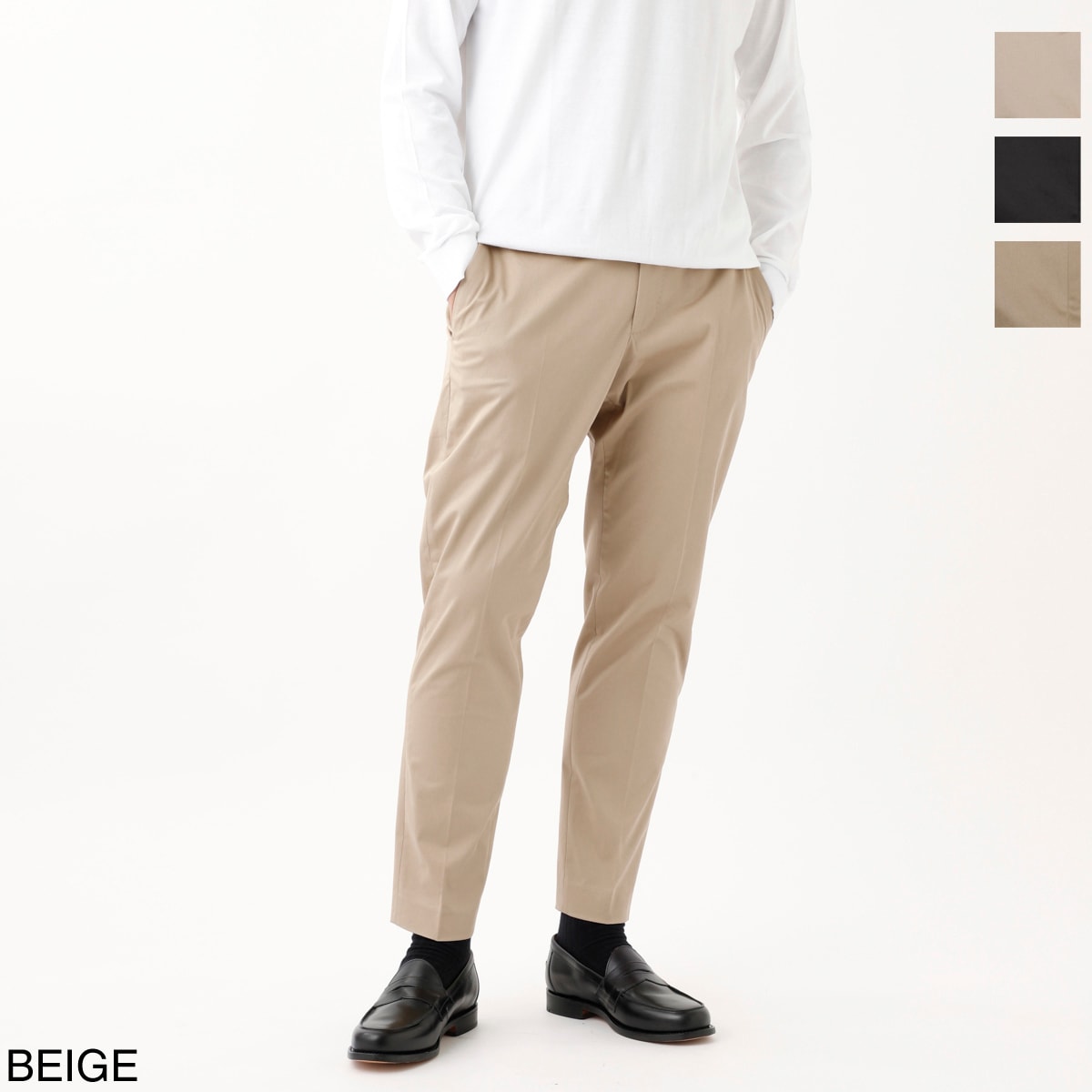 PT TORINO REBEL FIT 46 ホワイト チノ 白 PT TORINO ピーティートリノ [春夏] コットンストレッチ チノ