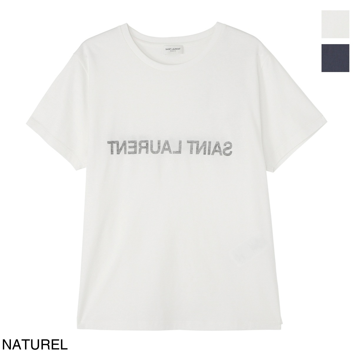 アウトレット】SAINT LAURENT サンローラン クルーネック半袖Tシャツ
