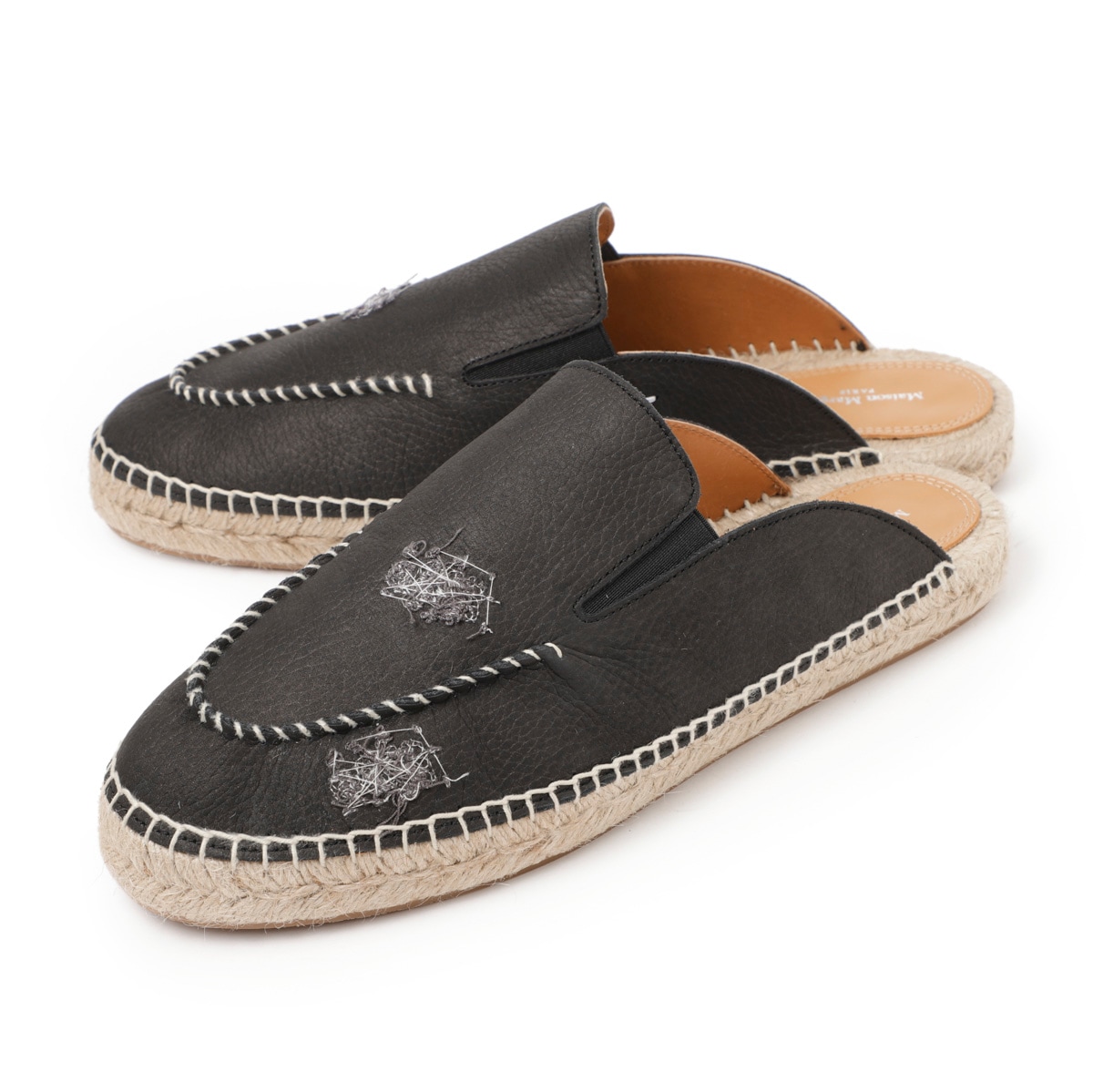 HERMÈS マルジェラ期 スエードサンダル スリッポン 44 HERMÈS