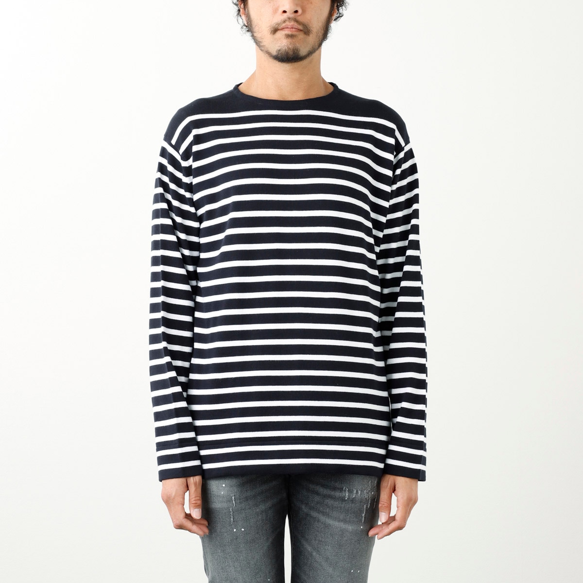 JOHN SMEDLEY ジョンスメドレー クルーネック 長袖ニット