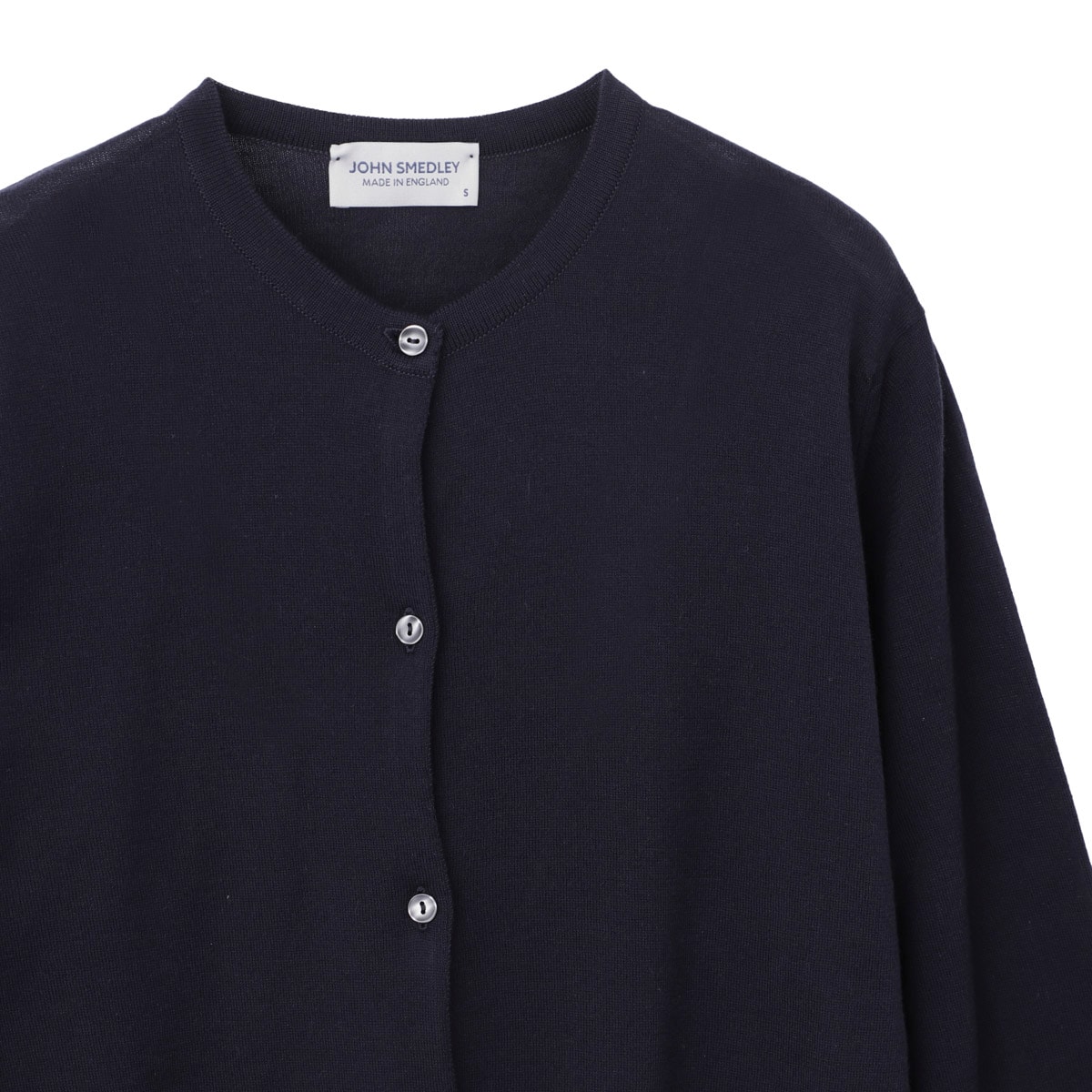 JOHN SMEDLEY ジョンスメドレー クルーネック カーディガン/ELINOR
