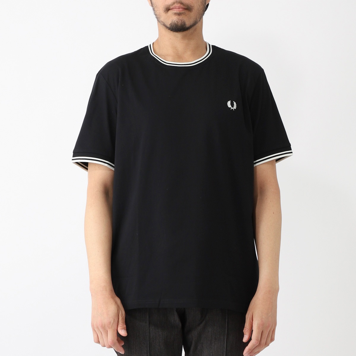 FRED PERRY フレッドペリー クルーネック半袖Tシャツ/M1588 メンズ