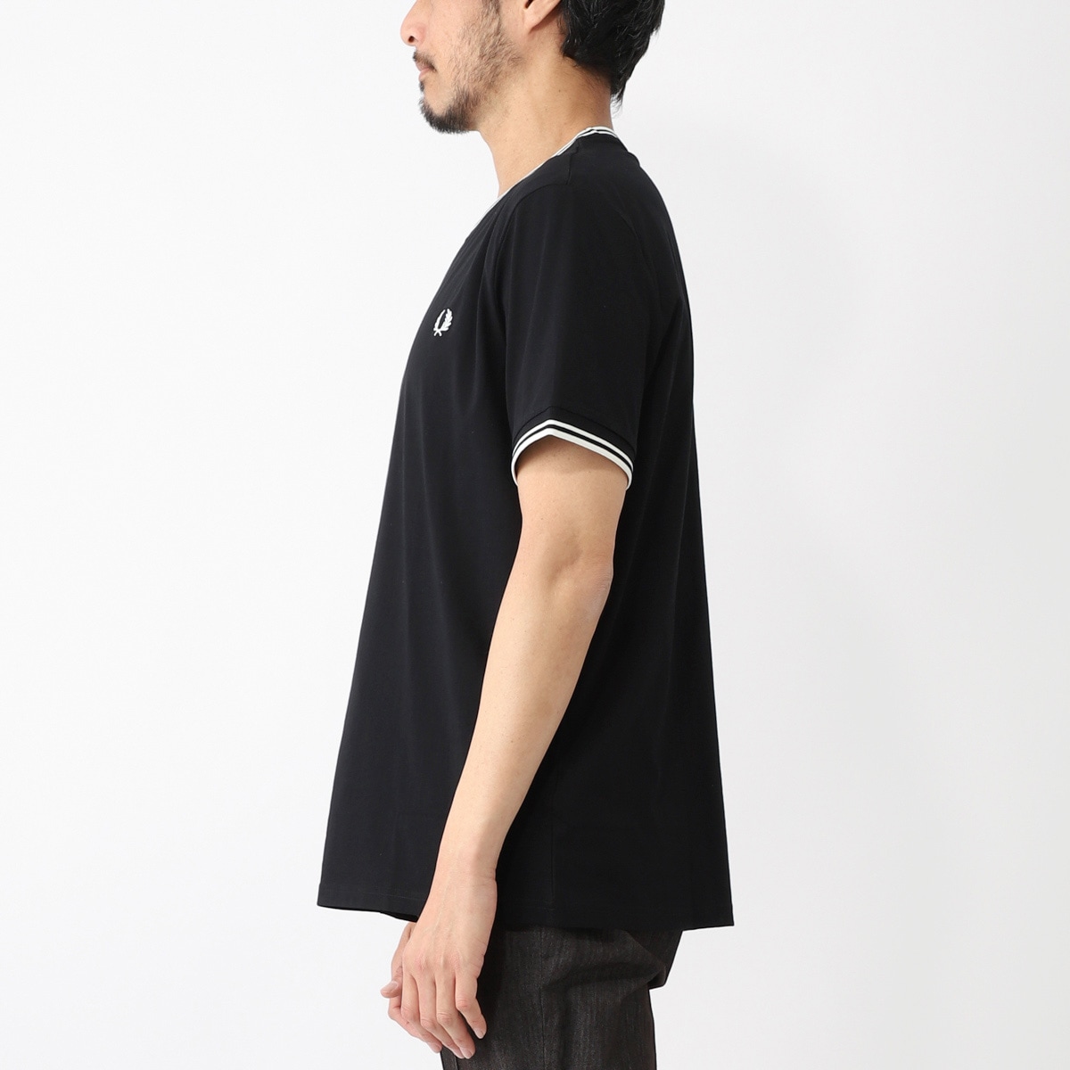 FRED PERRY フレッドペリー クルーネック半袖Tシャツ/M1588 メンズ