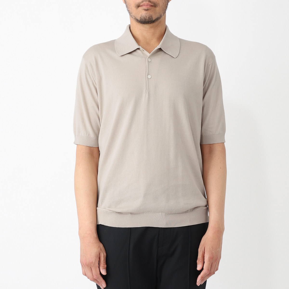 JOHN SMEDLEY ジョンスメドレー ニットポロシャツ/ISIS シー