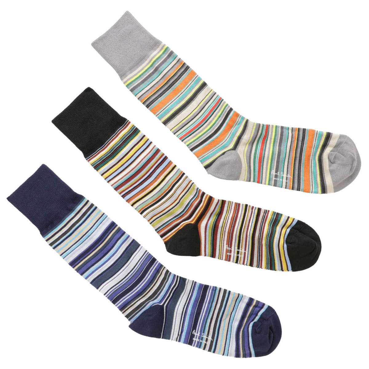 Paul Smith ポールスミス 靴下 3足セット/ソックス/MEN SOCK 3 PACK