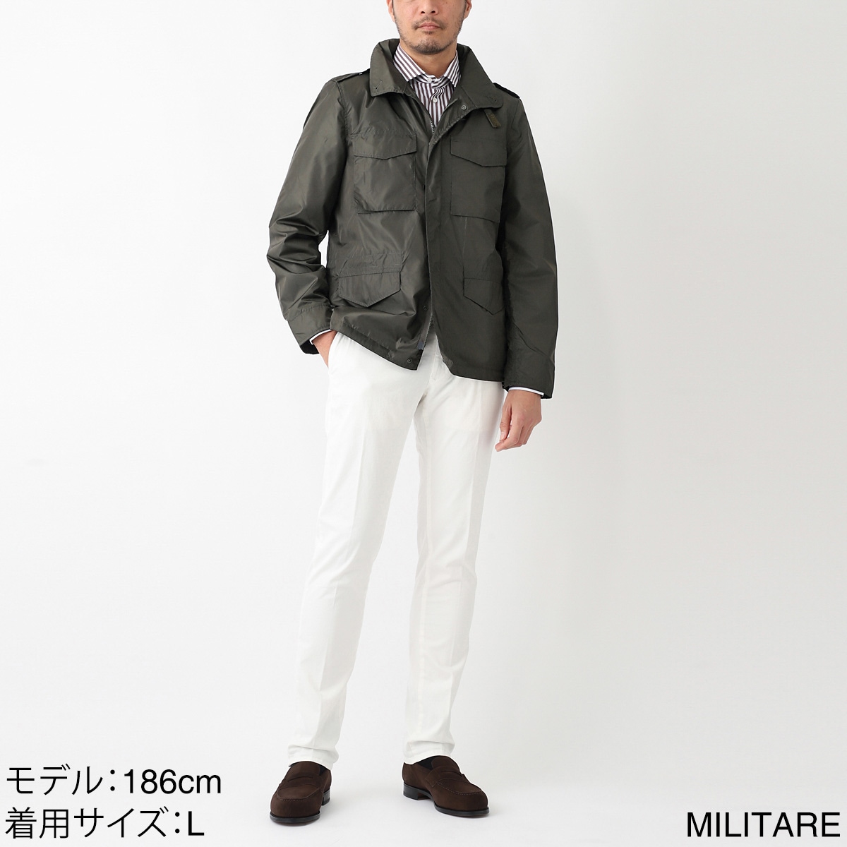 【名作良品】ASPESI パッカブルMINIFIELD VENT M65 S ASPESI アスペジ フィールドジャケット/パッカブルナイロンブルゾン