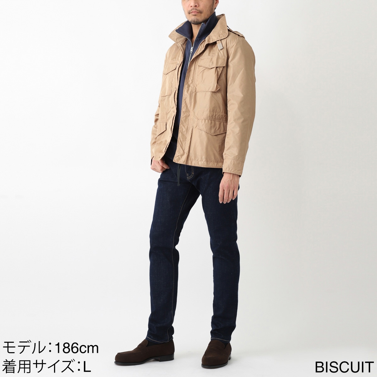 ASPESI アスペジ フィールドジャケット/パッカブルナイロンブルゾン