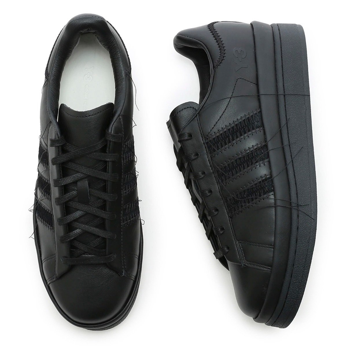 Y-3 ワイスリー Hicho ローカットレザースニーカー ブラック Y-3 ワイスリー スニーカー/Y-3 HICHO【大きいサイズあり