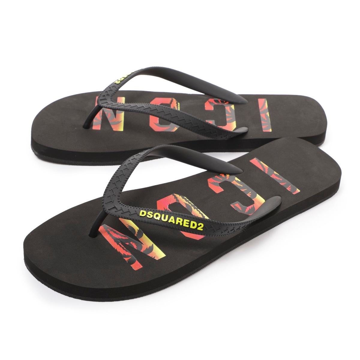 【アウトレット】【ラスト1点】DSQUARED2 ディースクエアード サンダル/ビーチサンダル/ICON SUNSET FLIP FLOPS【大きいサイズあり】 メンズ