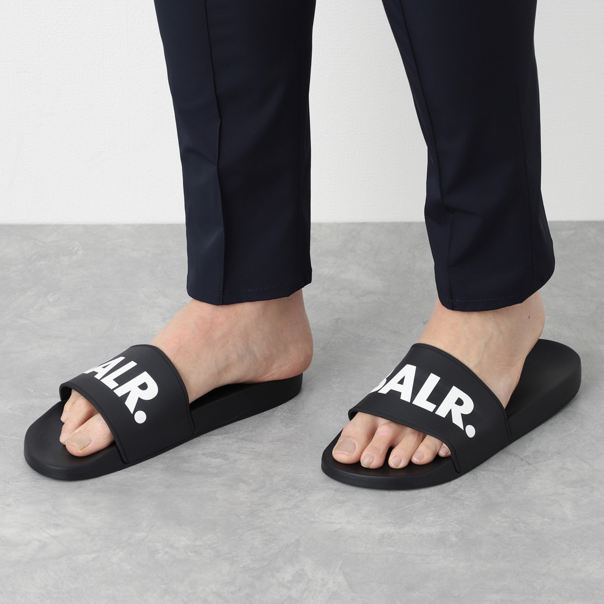 BALR. ボーラー サンダル/スライドサンダル/CLASSIC BRAND SLIDE【大きいサイズあり】 メンズ