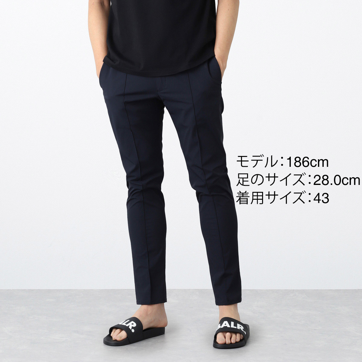 BALR. ボーラー サンダル/スライドサンダル/CLASSIC BRAND SLIDE【大きいサイズあり】 メンズ