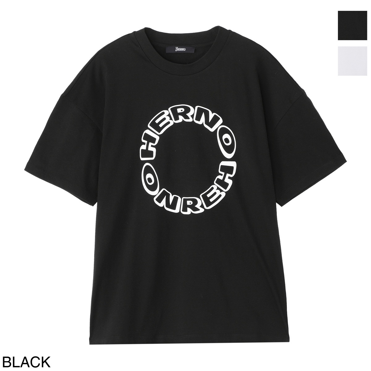 アウトレット】【ラスト1点】HERNO ヘルノ クルーネックTシャツ