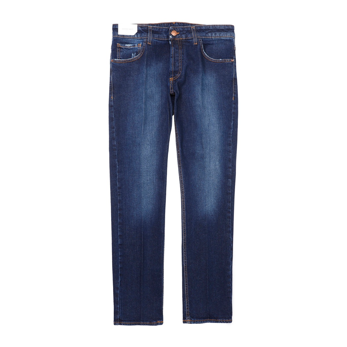 【アウトレット】entre amis アントレアミ ボタンフライジーンズ/5 TK DENIM CORTO【大きいサイズあり】 メンズ