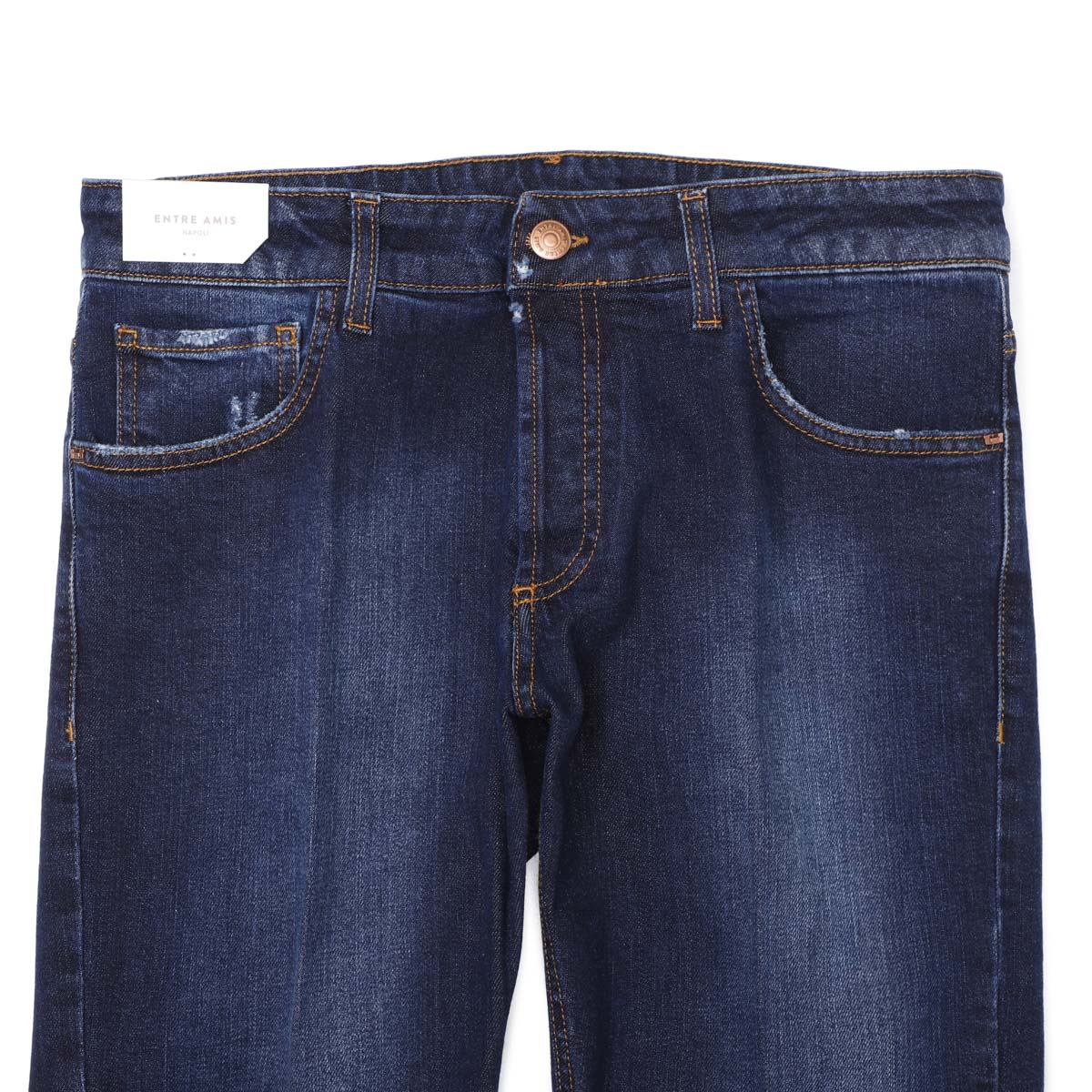 【アウトレット】entre amis アントレアミ ボタンフライジーンズ/5 TK DENIM CORTO【大きいサイズあり】 メンズ