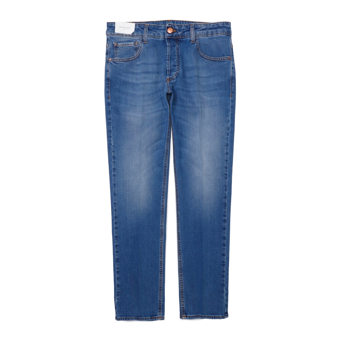 【アウトレット】entre amis アントレアミ ボタンフライジーンズ/5 TK DENIM CORTO【大きいサイズあり】 メンズ