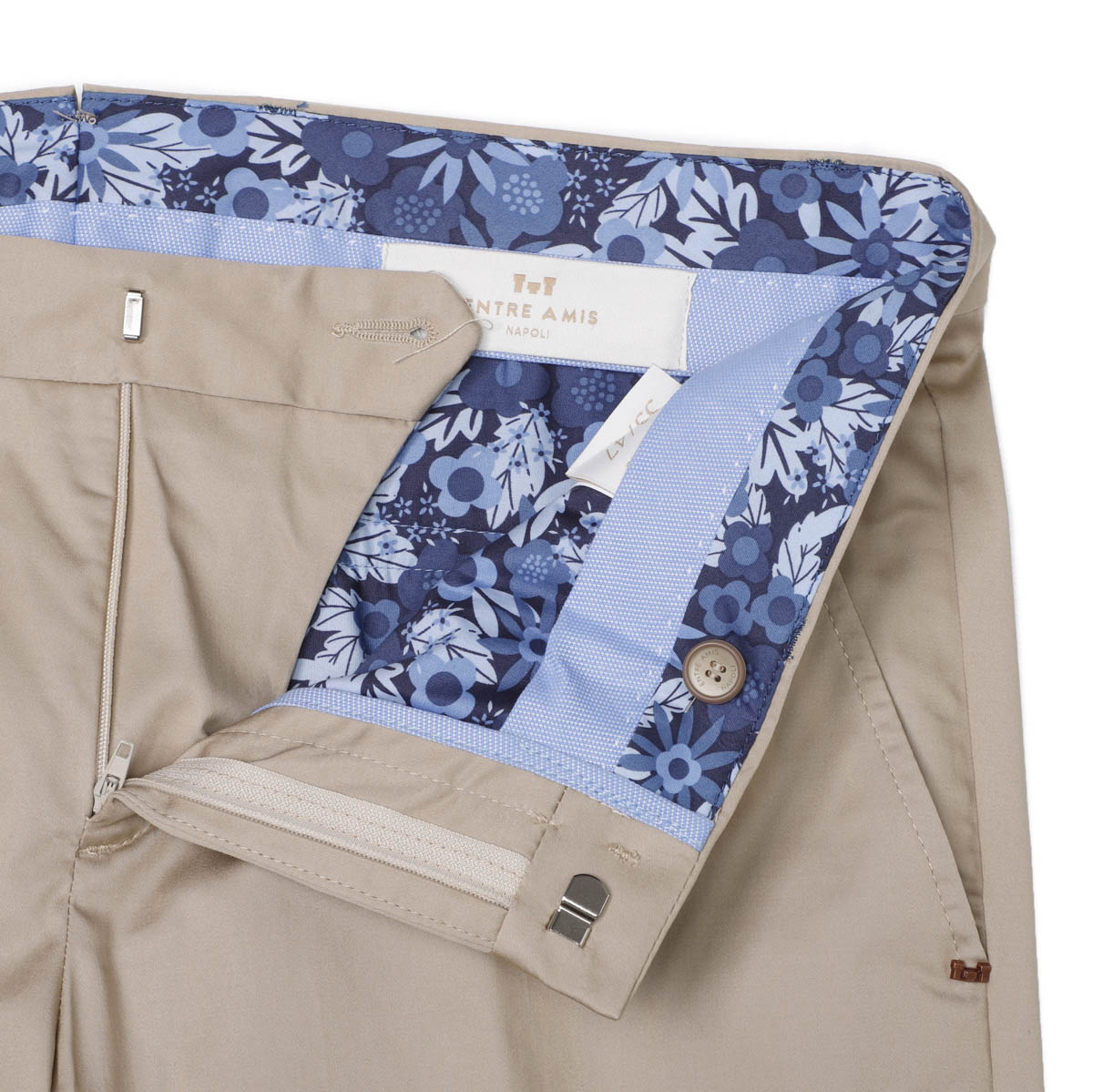 アントレアミ entre amis ジップフライ コットンパンツ[2023SS] entre amis アントレアミ ジップフライパンツ/コットンパンツ/TK