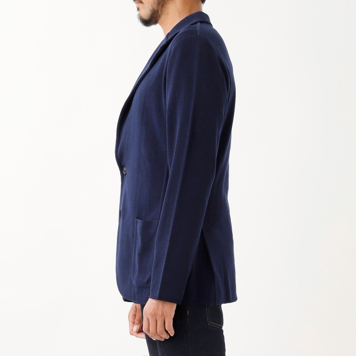 LARDINI ラルディーニ 2つボタン ニットジャケット メンズ | メンズ