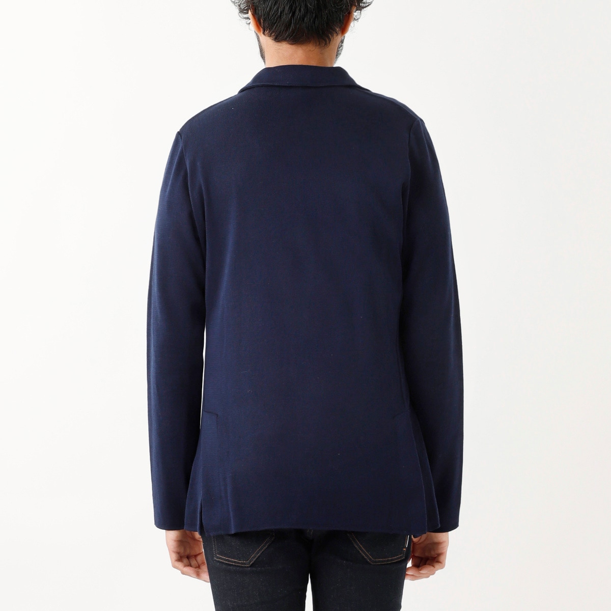 LARDINI ラルディーニ 2つボタン ニットジャケット メンズ | メンズ 