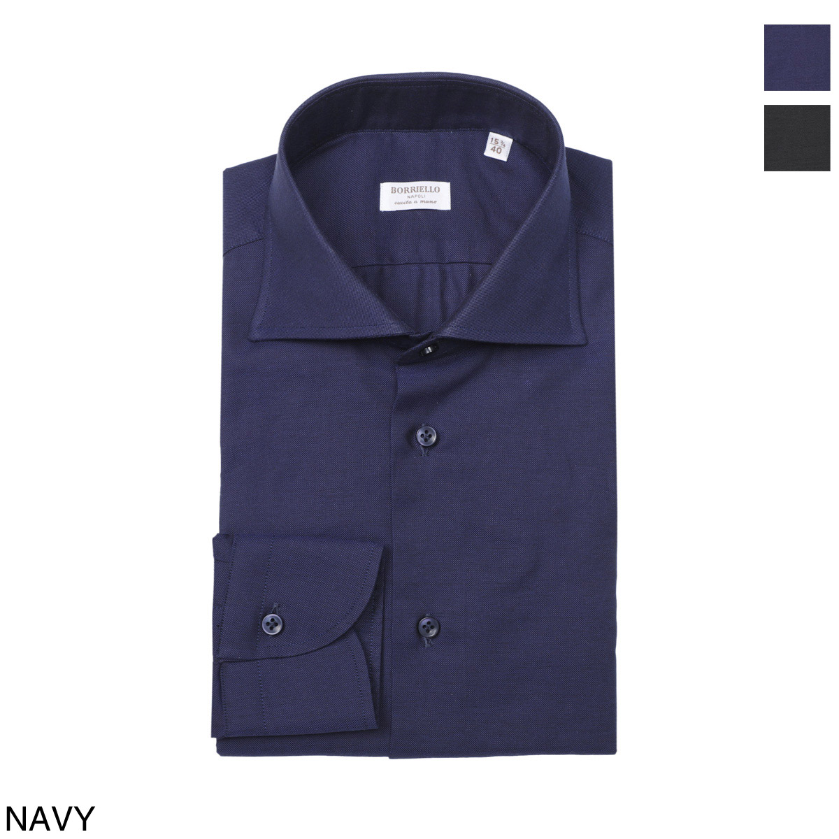 【アウトレット】BORRIELLO ボリエッロ ワイドカラーシャツ/MARECHIARO SLIM FIT メンズ