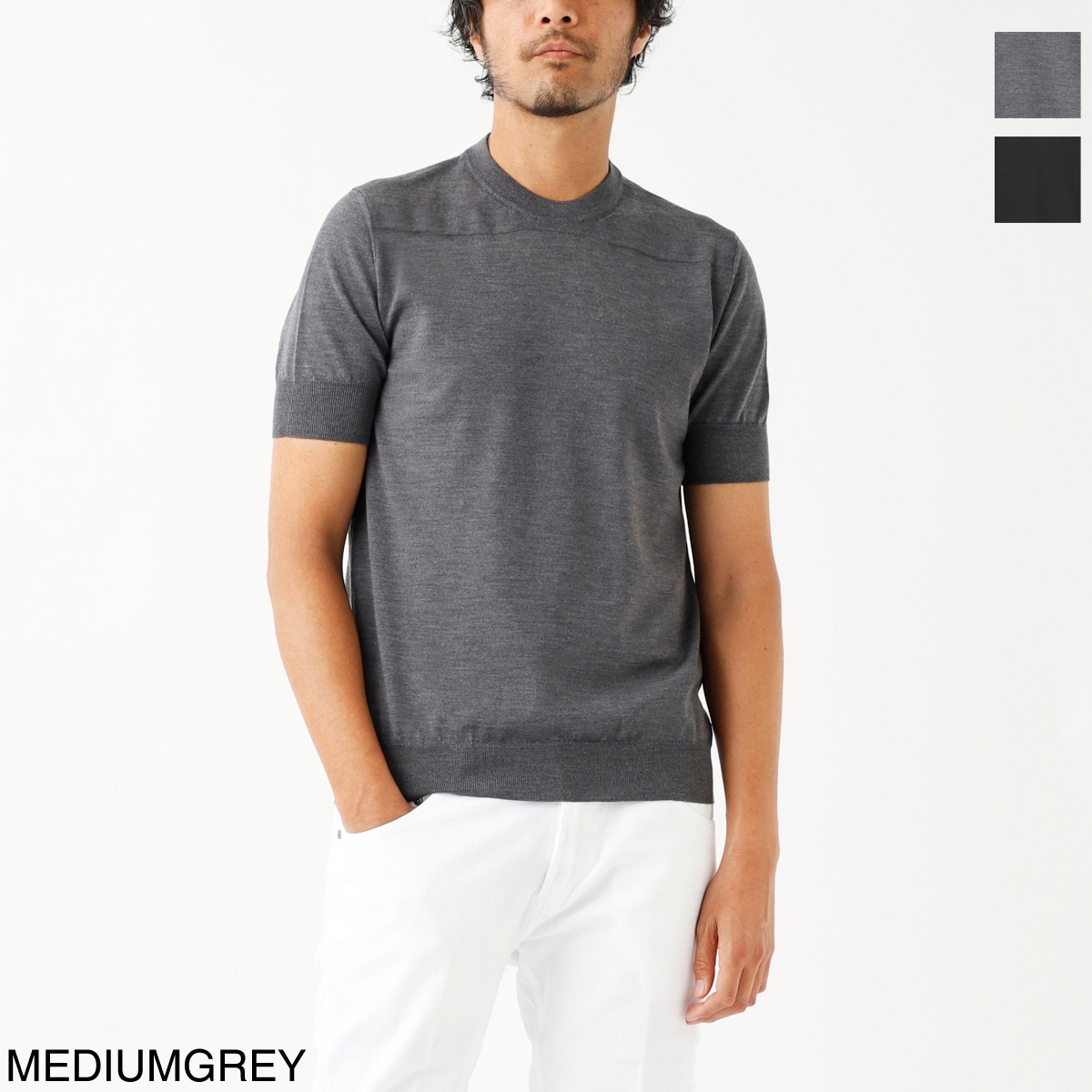 ジルサンダー JIL SANDER クルーネックニット SWEATER CN LS - OVER FIT メンズ j23gp0003-j14532-402 JIL SANDER ニット アウトレットラスト1点ジル