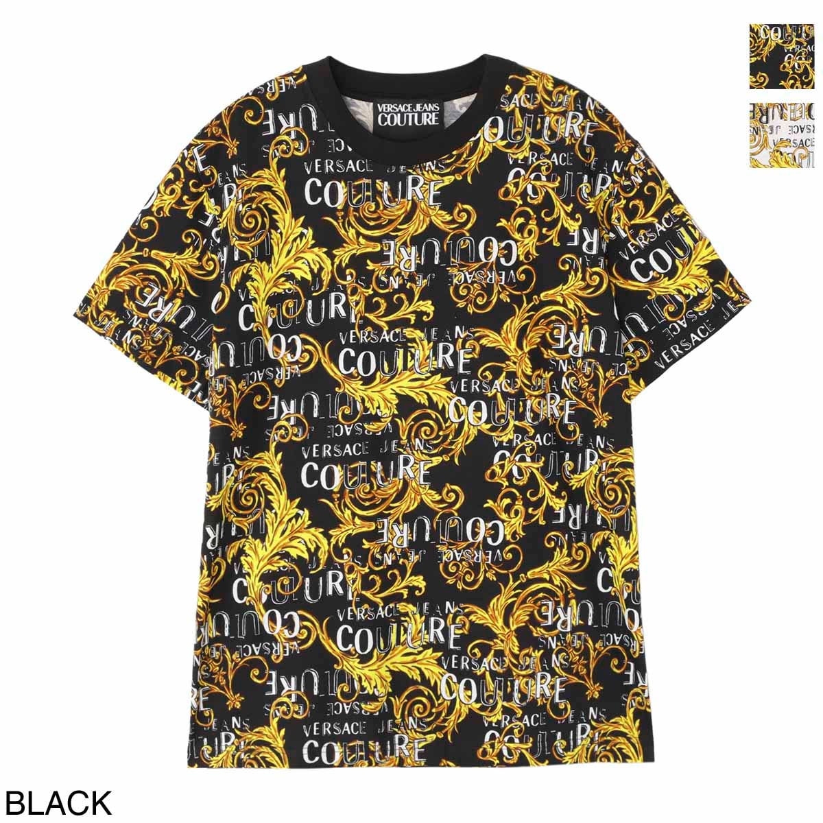 【アウトレット】VERSACE JEANS COUTURE ヴェルサーチェ クルーネックTシャツ メンズ