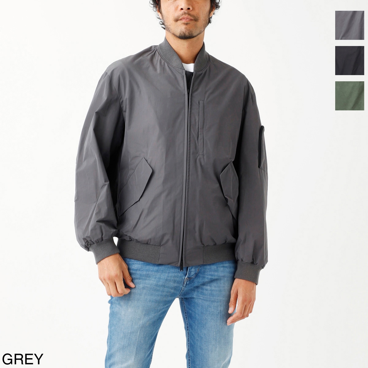 【アウトレット】HEVO イーヴォ ブルゾン/ボンバージャケット/CASTRO メンズ