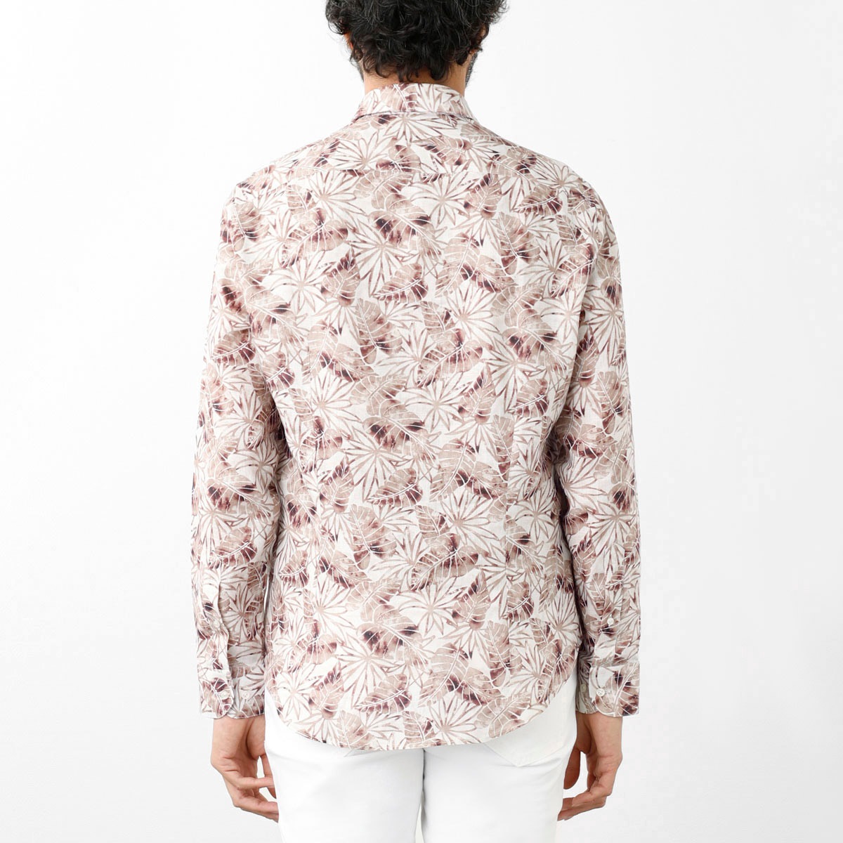 GALLIA ガッリア ホリゾンタルカラーシャツ/総柄シャツ【大きいサイズあり】 メンズ