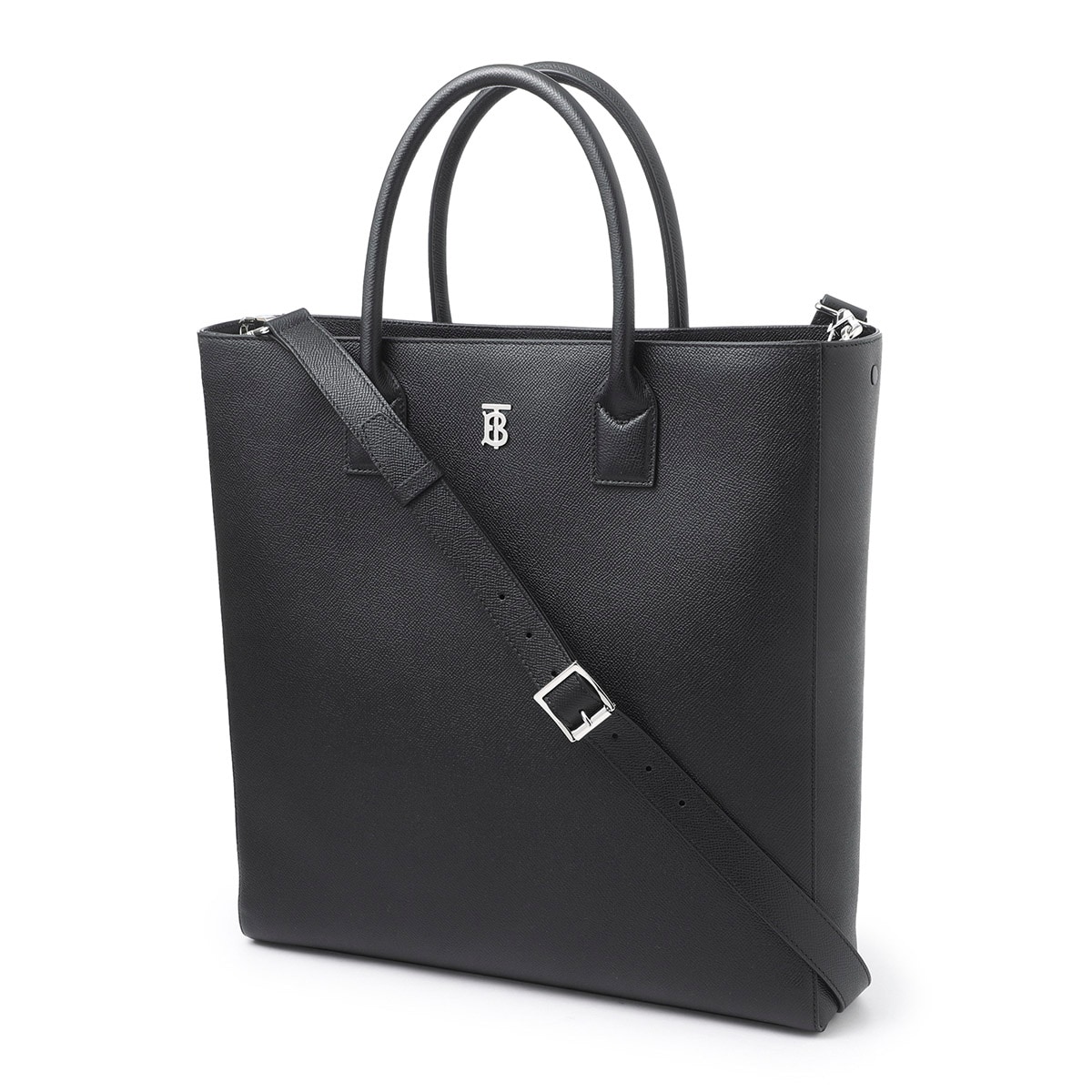 【美品】バーバリー　ビジネスバッグ　ブリーフ　2WAY ショルダー　総柄　ロゴ d8682_1.jpg